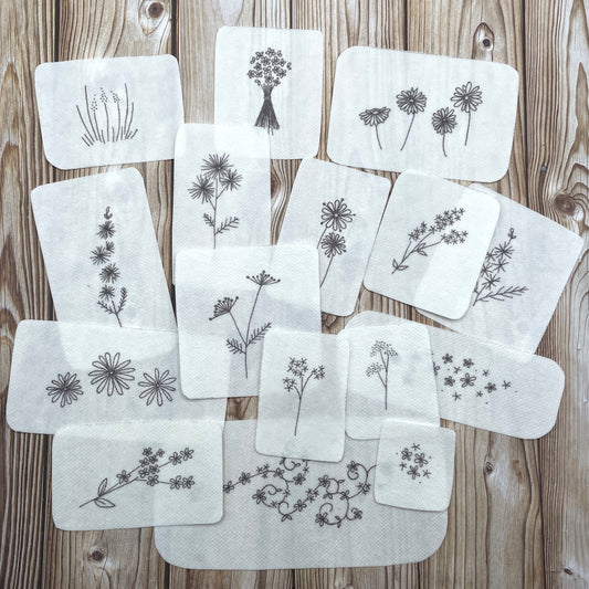 Small floral embroidery designs