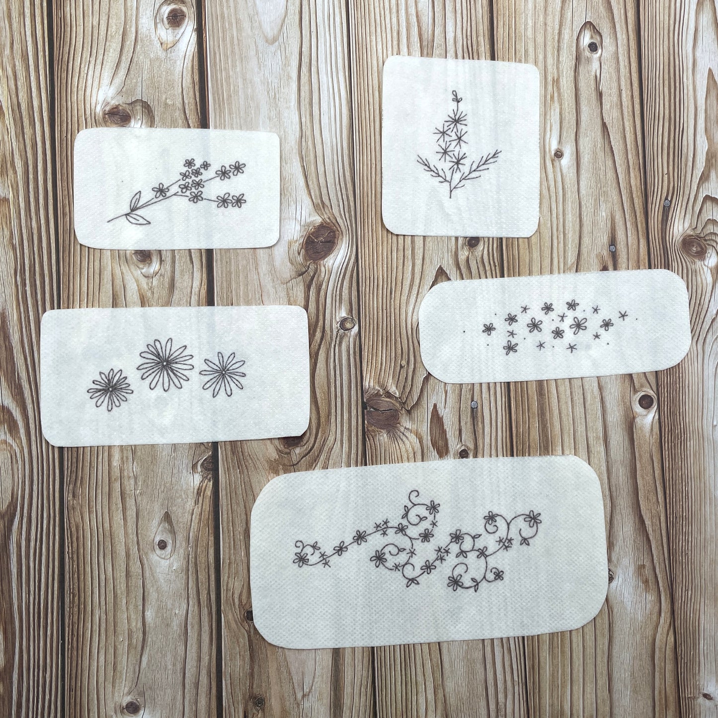 Small floral embroidery designs