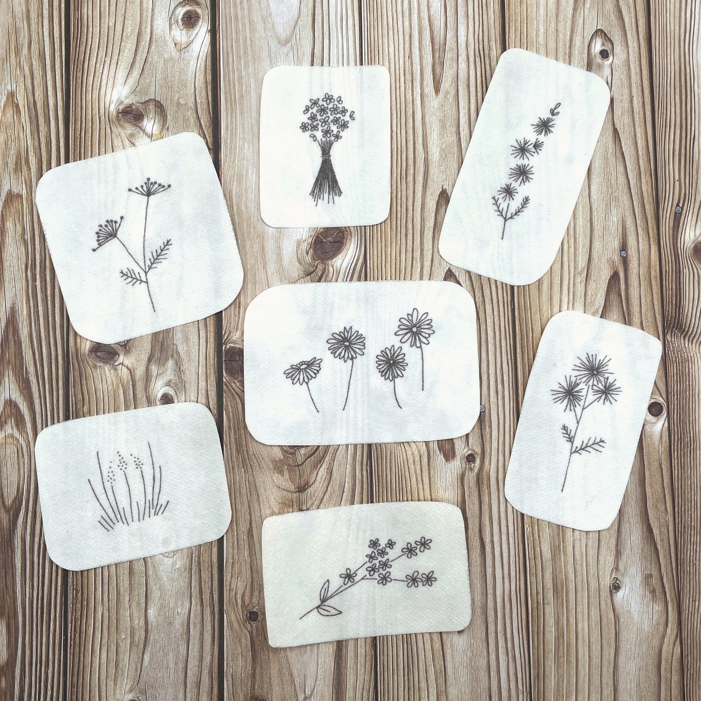 7 simple flower embroidery designs