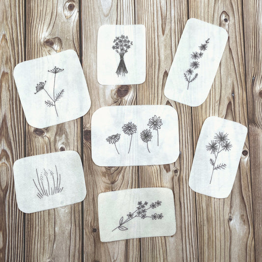 7 simple flower embroidery designs