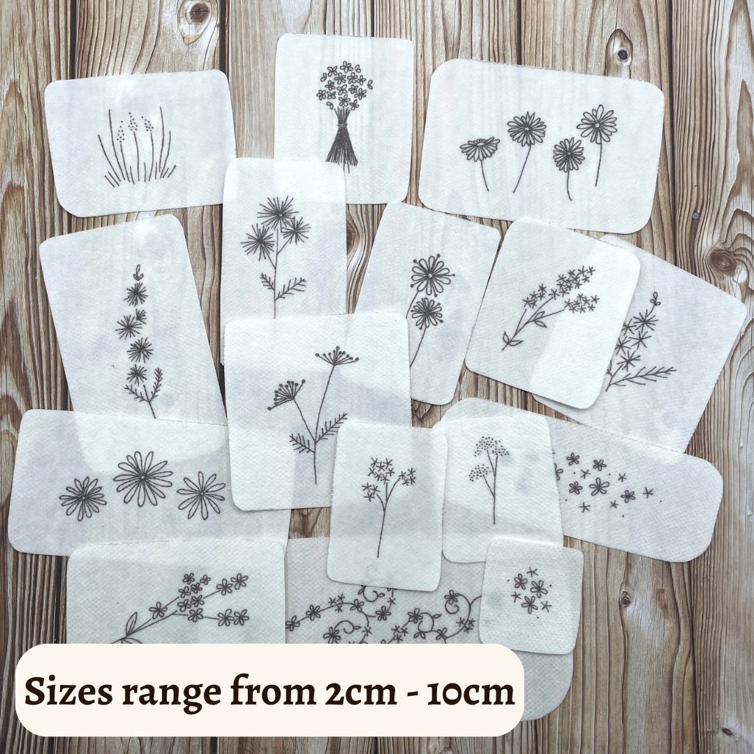 Small floral embroidery designs
