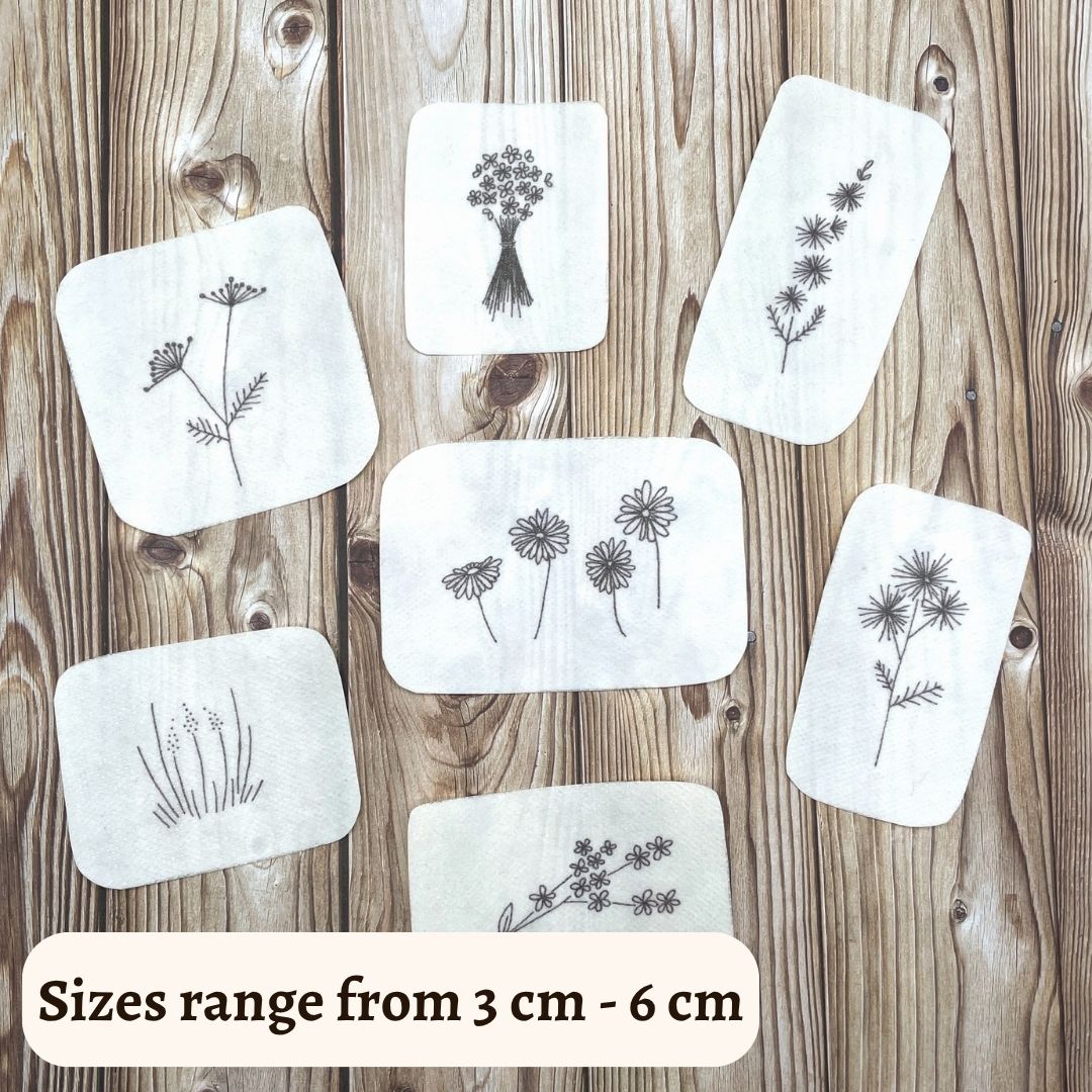 7 simple flower embroidery designs